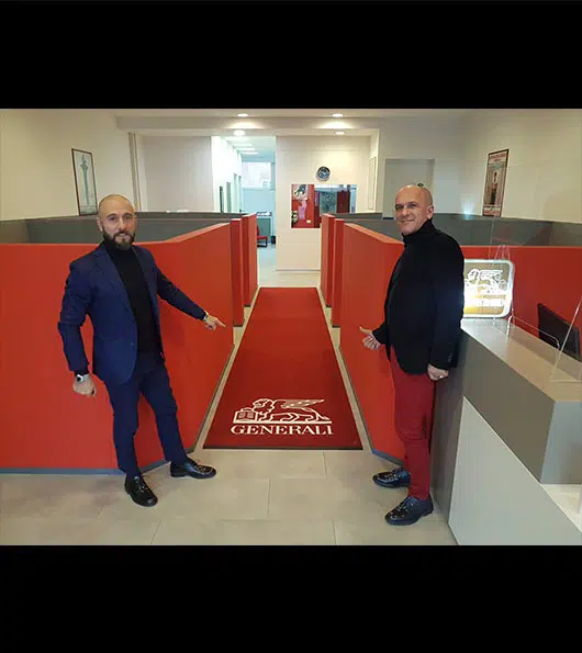 Zerbino per corsia in Agenzia Generali Vicenza